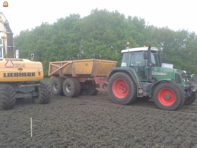 Fendt + vgm dumper 18 ton