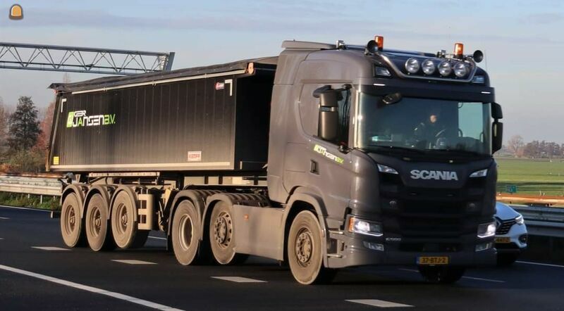 Scania r500 + kempf kipper