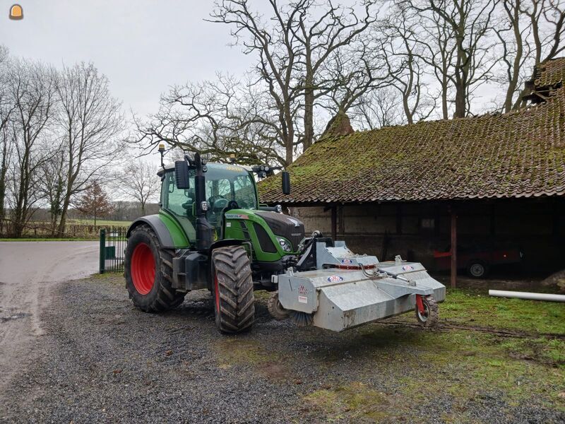 Rolbezem met opvangbak 250cm breed