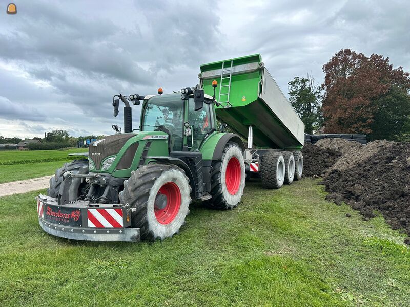 Kipper/dumper met kleppen 3 asser