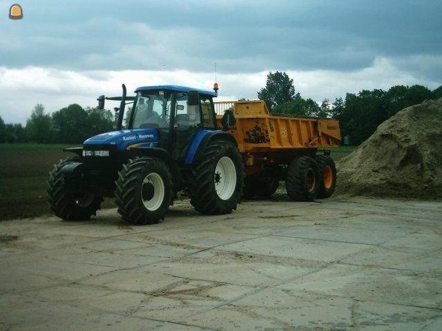 Trekker + 22 ton gronddumper