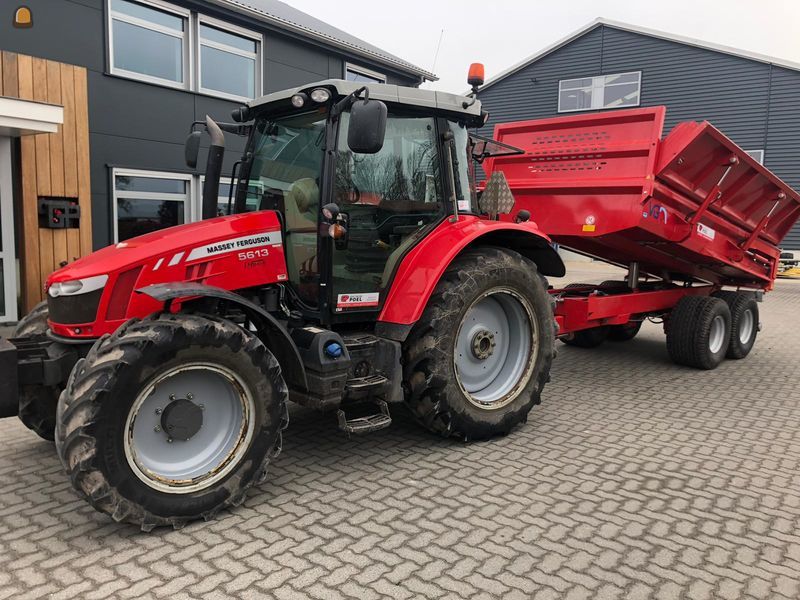 Tractor + (slootvuil) kipper 7m3