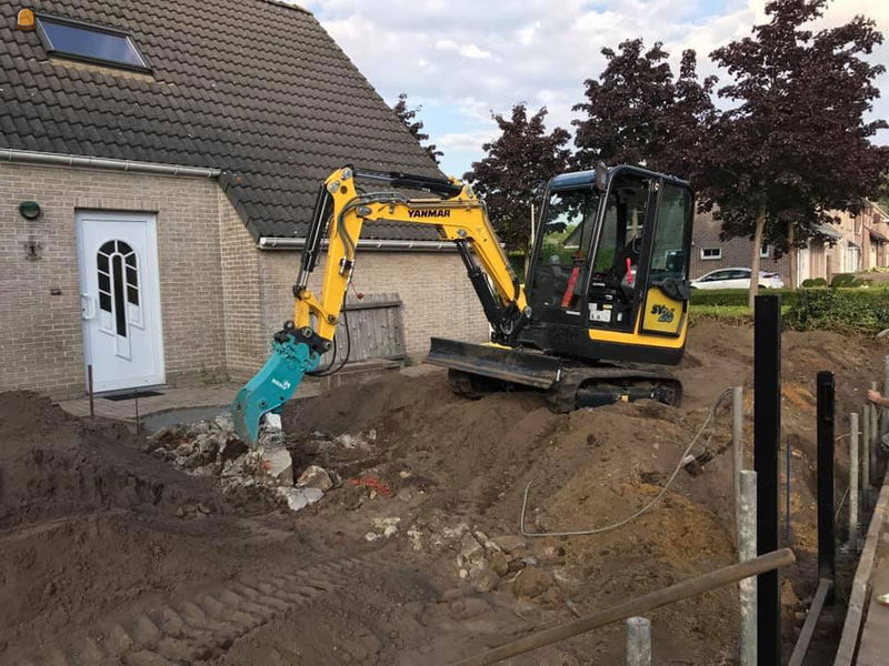 Grondwerken, graafwerken in eigen beheer en onderaanneming