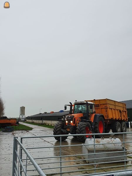 Fendt 712 vario tms + vermond 20ton