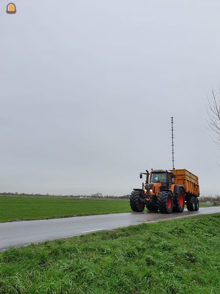 Fendt 712 vario tms + vermond 20ton