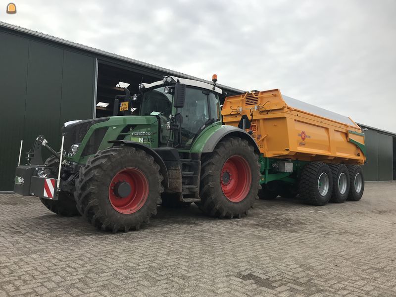 Fendt 824 + Alasco 3 asser