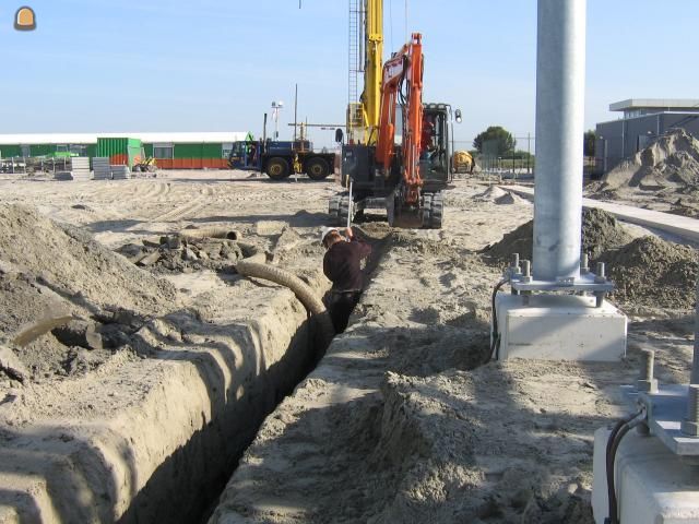 Aanbrengen drainage Tennet Simonshaven