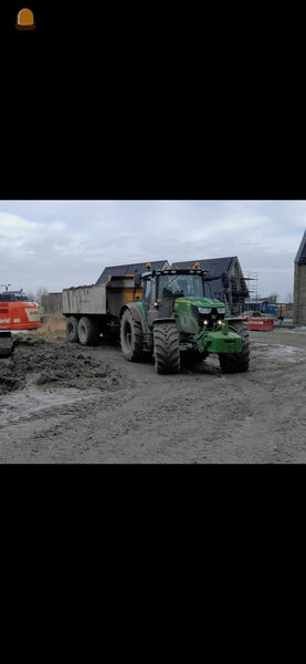 John deere 6155r+ VGM  15,5 m3