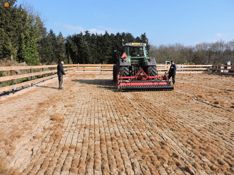 Bodems voor paarden bakken.