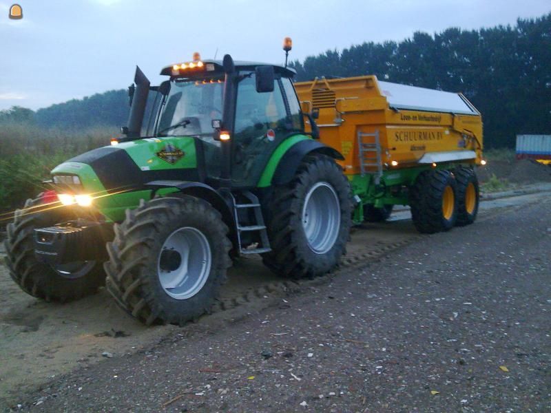 Deutz met Joskin 22/50 + kleppen