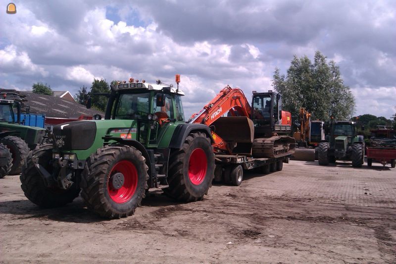 Fendt + dieplader 30t