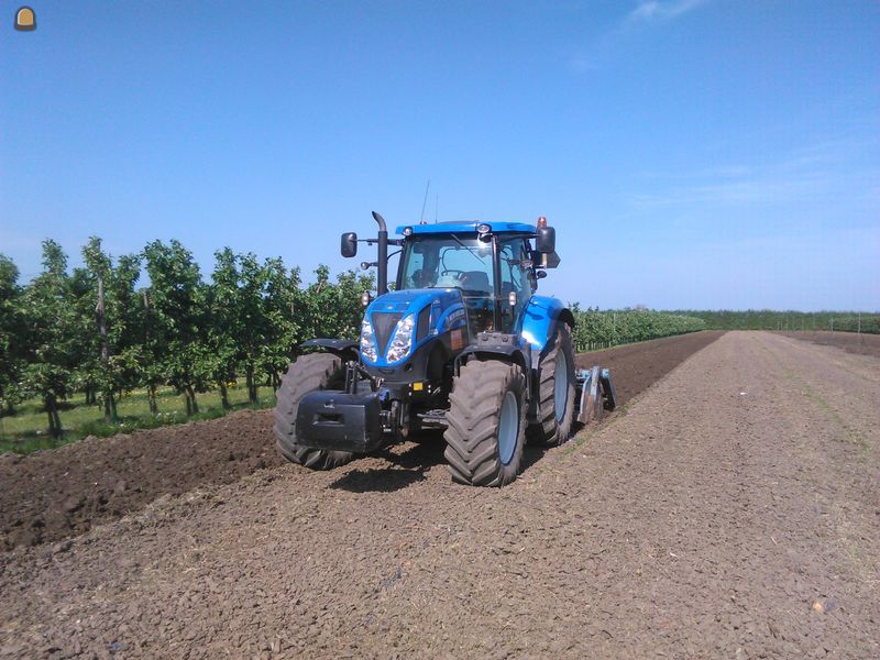 New Holland + roterende spitmachine