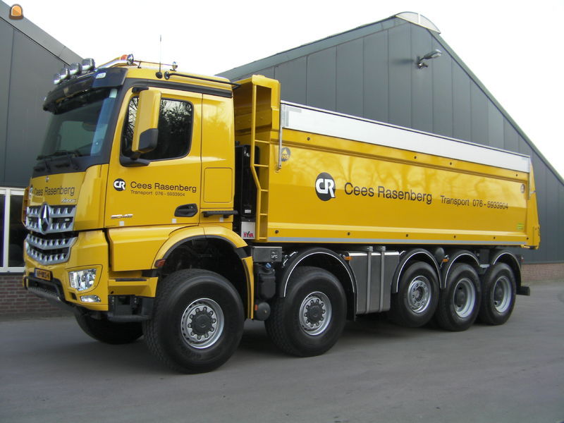 10x8   Mercedes Arocs 5048 On Board aslast weegsysteem