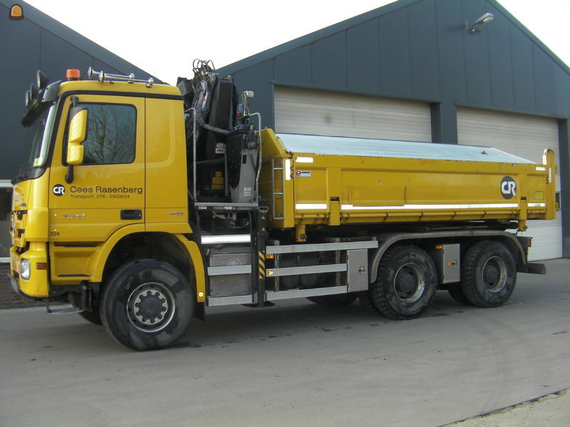 Knijperwagen 6x6 WS Actros  Kraanwagens 6x6