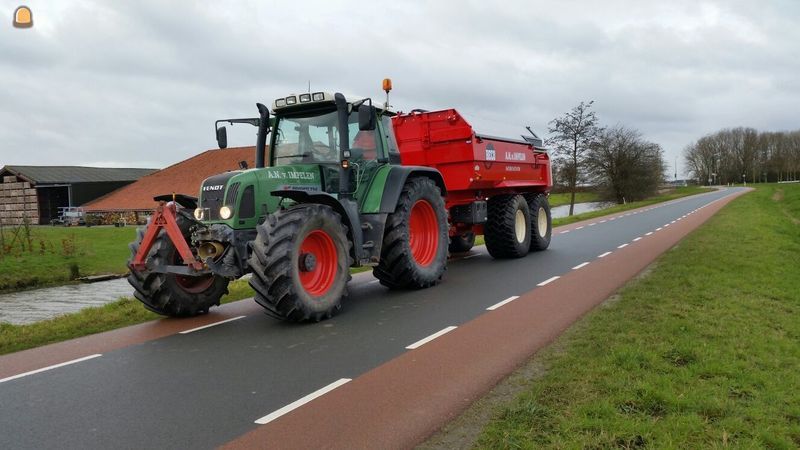 Fendt 714 met beco&kleppen;