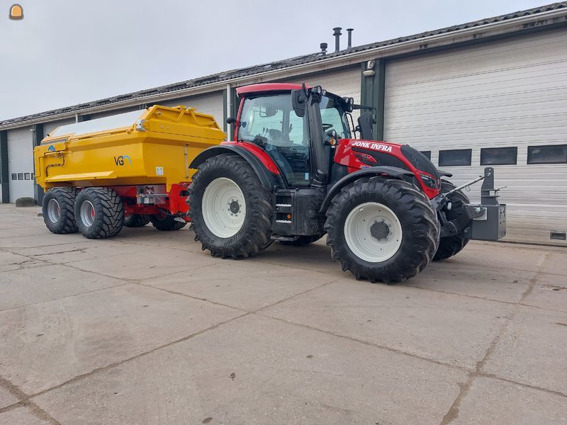 Valtra N134+12m3 kiepkar+evt.overdruk