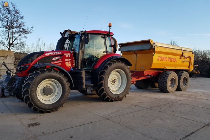 Valtra T214 +14 m3 kiepkar