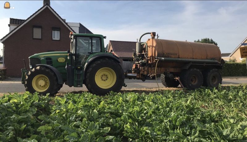 JD 7430+Veenhuis 12m3