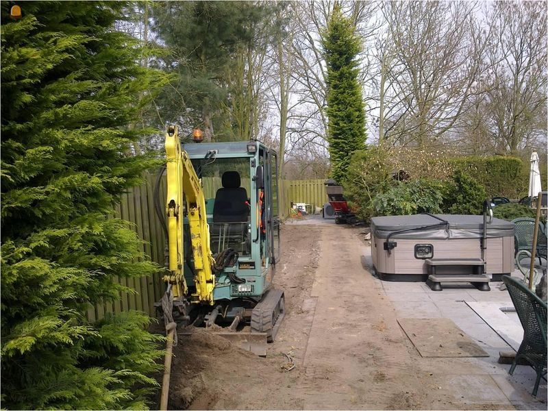 Planten bomen, rooien bomen en stronken, afvoeren snoeiafval