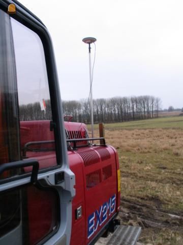 3D-machinebesturing met GPS