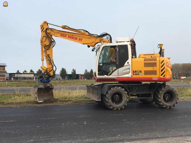 Hitachi ZX140W GPS/draaikantelstuk/overdruk