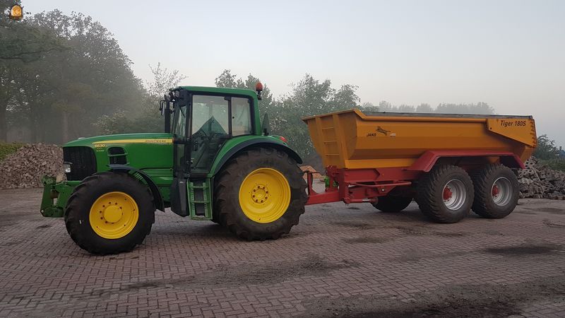 John deer 6830 + Jako kipper