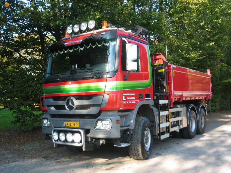 Mercedes Actross 6x6 Kraanwagens 6x6