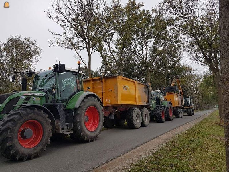 Fendt met vgm baggerkieper