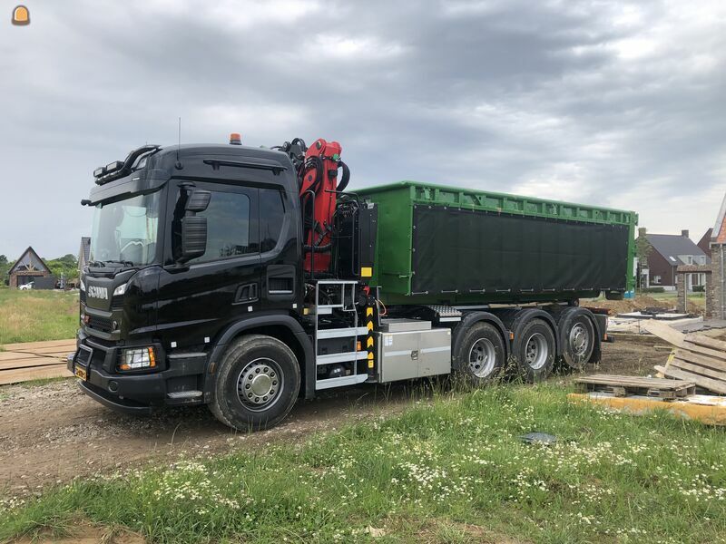 Scania 8x4 kraanauto