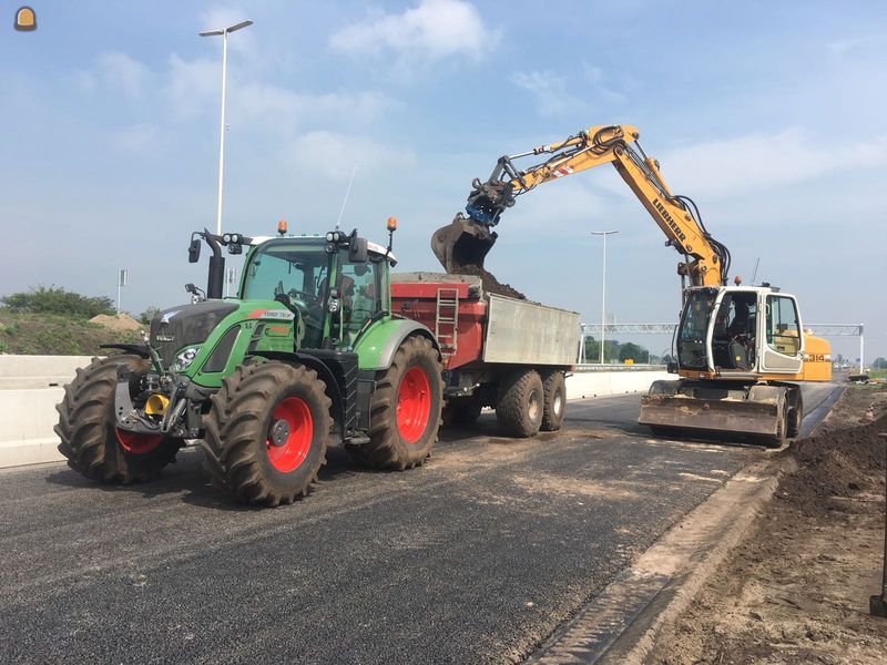 Fendt + 15m3 kipper (kleppen)