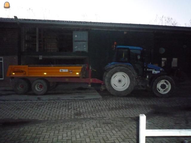 New Holland TS 110+Veenhuis 6m3