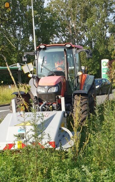 Tractor met Zasso X-power volvelds elektrocutie