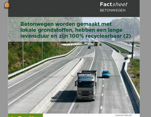 Nieuwe FEBELCEM Factsheet...