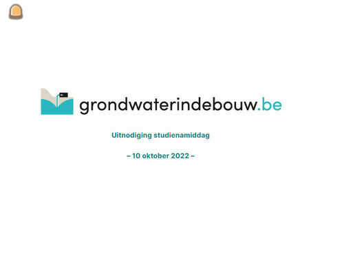 Studienamiddag grondwater...